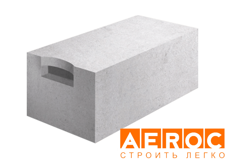 Газобетон Aeroc D500 625х250х250 мм