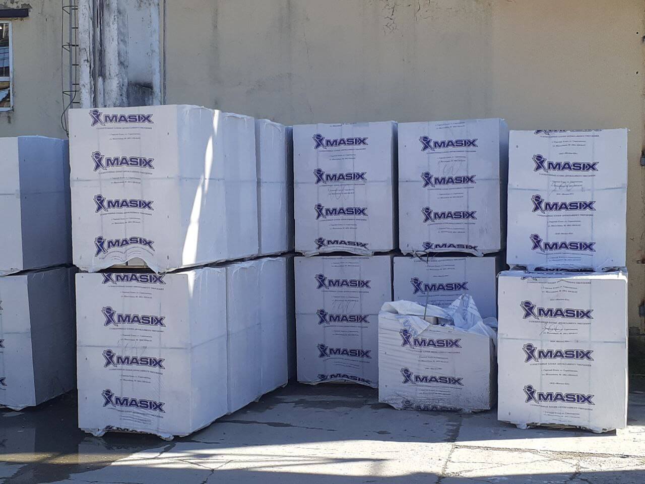 Газобетон Masix D600 625х375х250 мм фото 8
